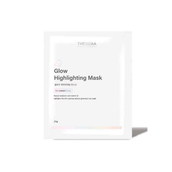 THESERA GLOW ŠVYTĖJIMO SUTEIKIANTI VEIDO KAUKĖ, 10x25 G