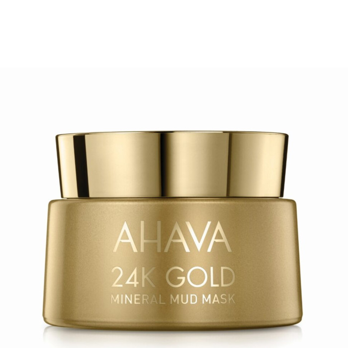 AHAVA MINERAL MUD 24K AUKSO MINERALINĖ PURVO KAUKĖ, 50 ML