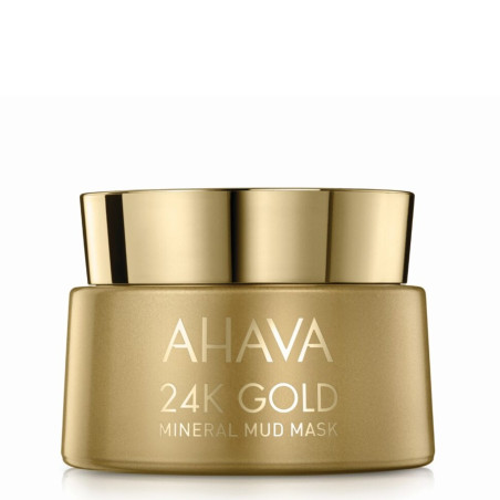 AHAVA MINERAL MUD 24K AUKSO MINERALINĖ PURVO KAUKĖ, 50 ML