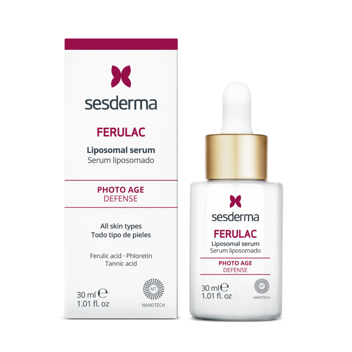 SESDERMA FERULAC ANTIOKSIDACINIS LIPOSOMINIS VEIDO SERUMAS, 30 ML