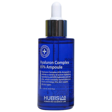 HUBISLAB AMPULĖ SU 65% HIALURONO RŪGŠTIES KOMPLEKSU, 120 ML