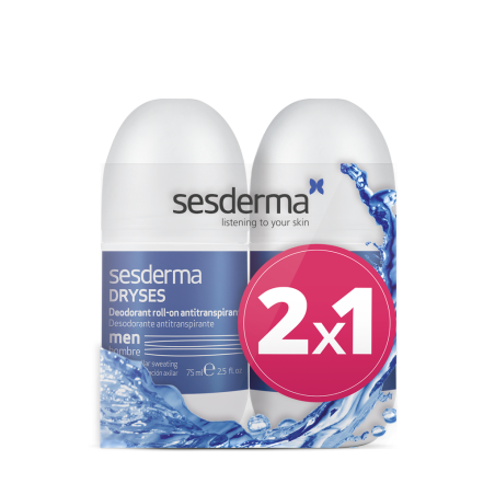 SESDERMA DRYSES DEZODORANTŲ RINKINYS VYRAMS, 2x75 ML